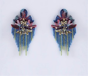 Pendientes de Cuentas Personalizados con Bordado, Joyería Festiva para Mujer al Mejor Precio, Pendientes de Cuentas - Product Image 3