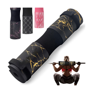 New Custom <b>Adjustable</b> Rubber <b>Barbell</b> Pad for Squats Hip Thrusts Powerlifting Durable Universal Use Comfortable Neck Shoulder - Product Image 1