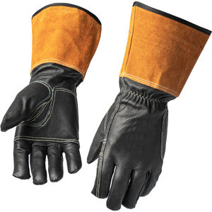 Nouveau 2025 Gants de soudage sur mesure de qualité supérieure en gros Gants de travail d'hiver avec gant de soudage en cuir de vache fendu - Product Image 1