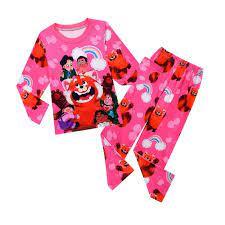 Color atractivo Calidad Premium Nuevo diseño Impresión personalizada Hombro caído Camiseta para niño Conjunto de pijama de Bangladesh - Product Image 3