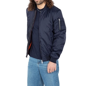 เสื้อแจ็คเก็ตเบสบอลฤดูหนาวคุณภาพสูงสำหรับผู้ชาย สไตล์วาร์ซิตี้  รับสกรีนโลโก้  กันน้ำ กันลม - Product Image 5