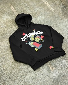 Sweat à capuche avec impression mousse 3d vintage en éponge française, sweat à capuche épais et tendance pour homme en vrac 3d Puff - Product Image 1