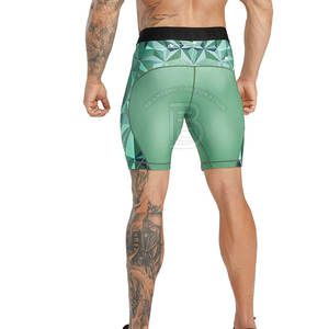 Gym Fitness Workout Clothing <b>Men</b> <b>Shorts</b> With <b>Compression</b> Custom Made Durable Material <b>Men</b> <b>Compression</b> <b>Shorts</b> - Product Image 3