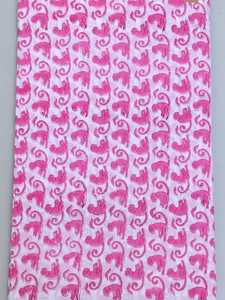 Tela de gasa de algodón hecha a mano con estampado floral indio para vestido, Material para hacer vestidos, vestido de verano para mujer, bata de tela de Yar - Product Image 3