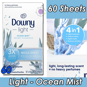 Fast Delivery Downy Light <b>Dryer</b> Sheets Premium Quality Enjoy Softer <b>Clothes</b> Long Lasting Freshness and Laundry Made Simple - Product Image 2