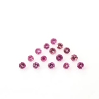2mm Natürlicher Rosa Turmalin Facettierter Edelstein AAA-Qualität Wärmebehandelt Kalibriert Gute Farbe Großhandelspreis IGI-Zertifikat