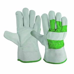 Guantes de Trabajo de Cuero de Grano Vacuno Industriales Resistentes, con Logotipo Personalizado de Nuevo Diseño, Guantes Canadienses Resistentes al Calor para Trabajadores, Venta al por Mayor - Product Image 6