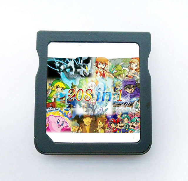Retro Video Game 208-in-1 Game Cartridge for 16-bit Game Cartridges