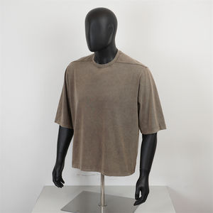 เสื้อยืดคอตตอนเจอร์ซีย์ทรงโอเวอร์ไซส์ แขนสั้น คอกลม สไตล์วินเทจ ผ้าหนา ยี่ห้อ SPORTISH IMPEX - Product Image 1