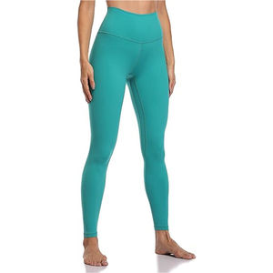 <b>Super</b> Soft Solid Fitness Yoga Leggings for Women-Custom Made High Quality Elastic Waist Four-Way Stretch Breathable Leggings - Product Image 3