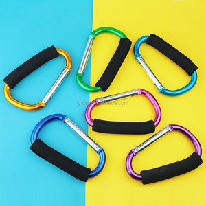 Mousqueton en alliage d'aluminium en forme de D sur mesure avec manchon en mousse pour support de patins à roulettes et sac à dos OEM ODM - Product Image 4