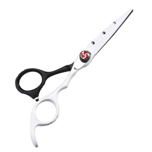 Tijeras de corte de pelo de salón de peluquería con revestimiento negro azabache de acero inoxidable profesional de alta calidad - Product Image 2