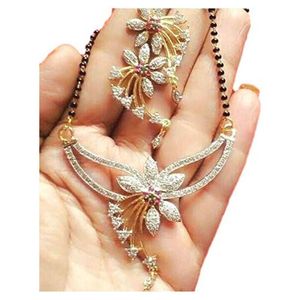 Bijoux de mariage en alliage rouge avec zircon comme pierre principale - Product Image 1