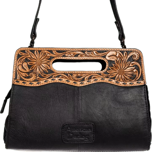 Haute qualité sur mesure femmes Vintage sac fourre-tout en cuir pleine main usiné bandoulière Long gland Unique Western bohème pour - Product Image 1