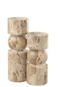 Porte-bougie en marbre de pierre naturelle pour la décoration de la chambre à coucher, améliorant l'ambiance paisible avec un éclairage doux et chaleureux de la lumière des bougies - Product Image 5