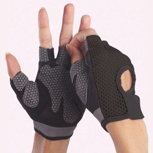 Gants de musculation de haute qualité, antidérapants, avec support pour le poignet, nouvelle arrivée, unisexe, demi-doigts, pour l'entraînement - Product Image 5