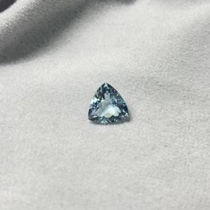 Aguamarina Natural, Corte Trillón, 9mm, Piedra Preciosa Suelta, Precio de Mayoreo Directo, Joyería, Piedra Azul, 2 Quilates, Santa María - Product Image 3