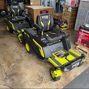 RYOBIS 48 volts Brushless 54 pouces 115 Ah batterie électrique équitation zéro tour tondeuse de haute qualité avec nouveau rabais. - Product Image 1