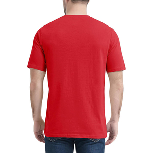 เสื้อยืดมีกระเป๋าแบบมีกระเป๋าเดียวระบายอากาศได้ดีและยั่งยืนเสื้อยืดผ้าฝ้ายมาใหม่พอดีตัวกันรอยยับ100% - Product Image 4