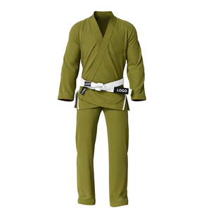 Kimono de BJJ Unisex, Uniforme Elástico, Transpirable y Ligero de Poliéster y Algodón para Entrenamiento de Artes Marciales - Product Image 1