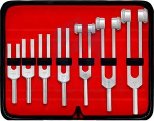 Tenedor de afinación de acero inoxidable personalizado, fuente de alimentación manual, resonador de diagnóstico médico, base de instrumento, instrumentos quirúrgicos - Product Image 4