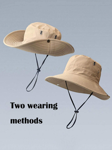 Casquette Bob Personnalisée avec Logo Brodé, Double Face, Grande Visière, Protection Solaire, en Jean, Chapeau de Pêcheur, Vente en Gros pour Adultes - Product Image 6