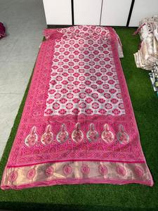 Nueva tendencia de vestimenta elegante Blusa Sari Topdied de excelente calidad con elegante Moti Latkan y Sinoski Work Exportador mundial - Product Image 2