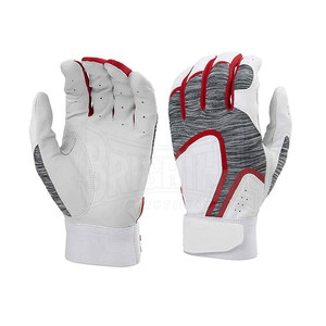 Guantes de bateo de béisbol de cuero suave logotipo personalizado guantes de bateo profesionales jugador para hombres - Product Image 2
