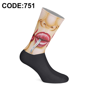 Premium Sublimation <b>Socks</b> Made in Turkey 360 Digital Printing Colorful Novelty Art <b>Socks</b> <b>Soft</b> and Stylish Wear - Product Image 3