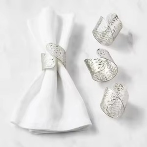 Stainless Steel <b>Napkin</b> <b>Ring</b> with Black Finished for Luxury Hotelware and Tableware Accessory - Product Image 4