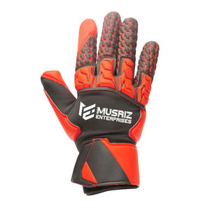 Gants de gardien de but en cuir de haute qualité Nouveau style Vente en gros Équipement de gardien de but de football durable et respirant - Product Image 2