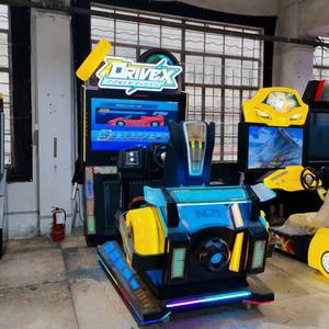 Máquina de Juego Arcade de Carreras de Coches, Simulador de Conducción, Power Plus Entertainment, Operada con Monedas, en Inglés, para Parques de Diversiones - Product Image 3