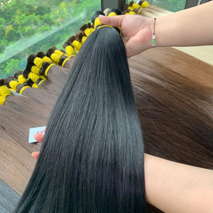 Extensions de cheveux humains vierges de haute qualité, super double trame, approvisionnement direct de l'usine du Vietnam - Product Image 1