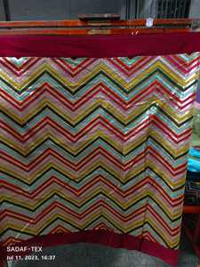 Lujo diseño moderno bordado patrón boda Vestido especial Material Georgette tela fabricada en India - Product Image 5