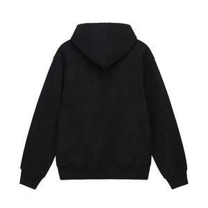 Sudaderas lisas en blanco con logotipo personalizado y entrega rápida de la mejor calidad, sudaderas informales de gran tamaño con capucha gruesa para hombre - Product Image 2