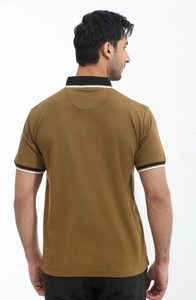 เสื้อกีฬากอล์ฟลำลองแฟชั่นเสื้อโปโลผ้าฝ้ายระบายอากาศผลิตโดย HP เสื้อโปโลผ้าคอตตอนใส่ทำงานโลโก้ตามสั่ง - Product Image 4