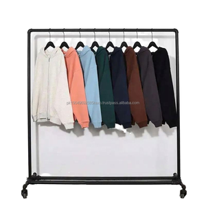 Sudadera con Capucha Personalizada para Hombre, Gruesa, 355 GSM, Talla Grande, Cierre Completo, Impresión Puff, Invierno, Poliéster y Algodón, Felpa, Técnica de Lavado Sólido - Product Image 1