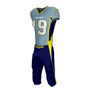 2023 Conjunto de uniforme deportivo transpirable de alta calidad para hombres de diseño personalizado Ropa de fútbol americano de talla grande a precio mayorista - Product Image 2