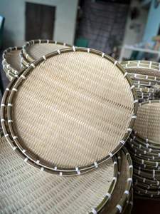 ไม้ไผ่สานทรงกลมทำมือสำหรับใส่ผลไม้หวายไม้ไผ่สาน - Product Image 4