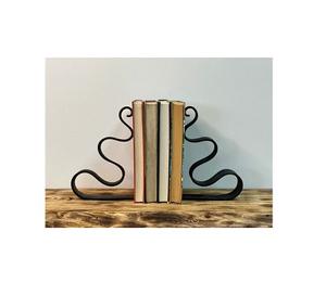 Sujetalibros de metal de diseño estándar con estilo antiguo, una gran opción para un aspecto vintage sutil en la decoración del hogar o la oficina - Product Image 2