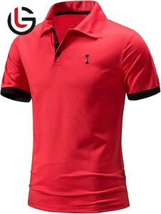 Jersey de algodón 100% para hombre para camisetas de Polo Golf, tela de punto de 180 gramos, la mejor parte superior alta, excelente diseño de Venta caliente - Product Image 2