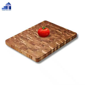 Tabla de cortar de madera de teca de grano final ecológica más vendida para utensilios de cocina del fabricante de Vietnam al por mayor - Product Image 4