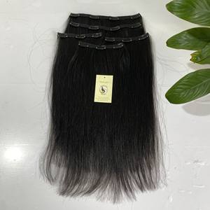 Vente en gros de cheveux humains vierges brésiliens droits, avec cuticules alignées, sans couture, Extensions de cheveux 100% humains - Product Image 3