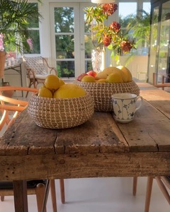 Cuencos en algas marinas Juego de 2 Vajilla natural Decoración de presentación de comida Productos vietnamitas al por mayor ecológicos - Product Image 6