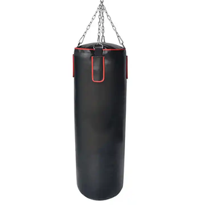 High Quality Custom Label PU <b>Leather</b> Heavy Boxing Punching Bag with Custom Logo PVC Material and Sands Filling - Product Image 2