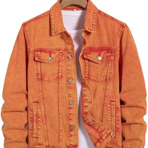 Veste en jean légère et respirante avec logo personnalisé Veste en coton décontractée pour homme de créateur Manteaux en jean Veste OEM pour homme - Product Image 1