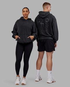 Sudaderas con Capucha de Algodón Estampadas Extra Grandes de Diseño Urbano Personalizado de Alta Calidad Unisex Losefit de Moda para Hombre - Product Image 1