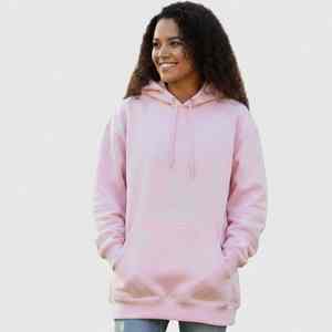 เสื้อฮู้ดดี้แขนยาวทรงโอเวอร์ไซส์ คุณภาพสูง ปรับแต่งโลโก้ด้านหน้าได้ สไตล์ลำลอง สำหรับฤดูใบไม้ร่วงและฤดูหนาว ผลิตจากผ้าฝ้าย 100% เป็นมิตรกับสิ่งแวดล้อม และกันลม - Product Image 1