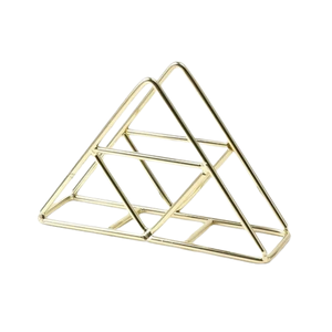 Copper Antique Color Finished Iron Wire Countertop Free <b>Standing</b> Tissue Holder Metal Napkin Holder Stand For Home Tabletop - Product Image 3