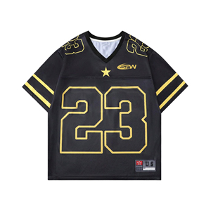 New 2026 American Football Jersey Customizable Team Name/Number Embroidery Short Sleeve Breathable Mesh Football Shirt - Product Image 1